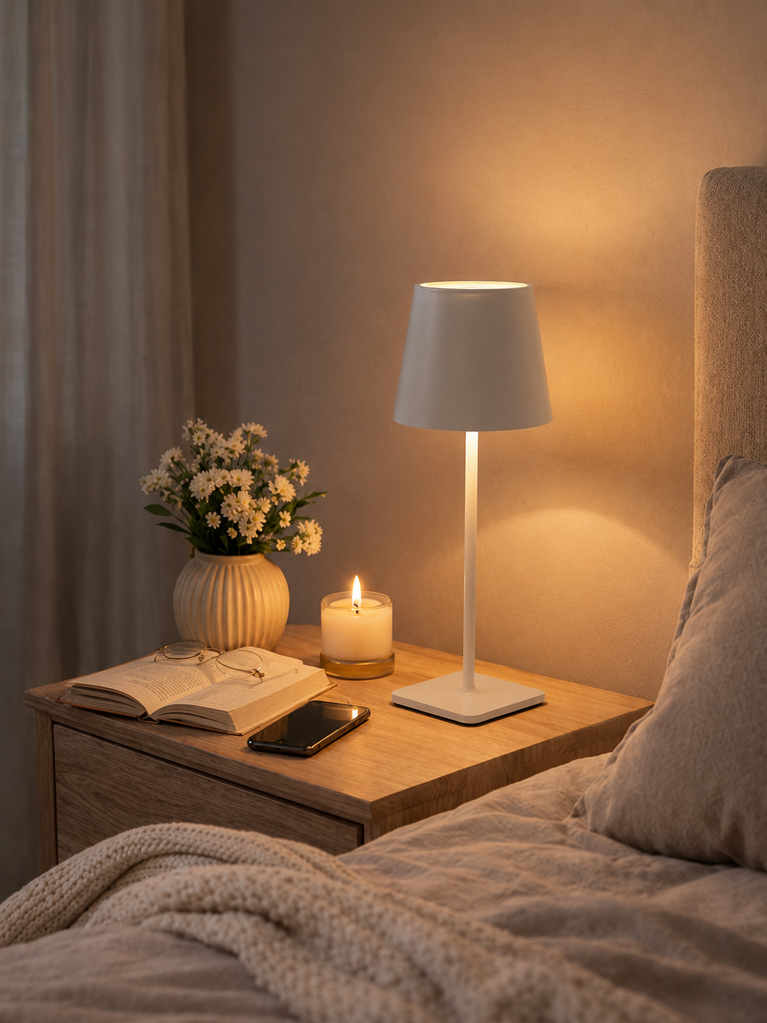 PoldiGlow — Cordless Rechargeable Table Lamp