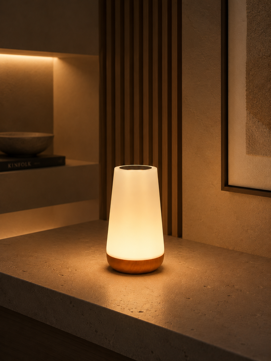 LunaGlow — Rechargeable Color-Changing Night Light with Remote