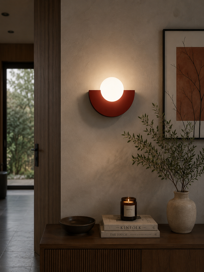CradleGlow — Moon Globe LED Wall Sconce