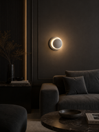 LunaGlow — Rotating Dome LED Wall Sconce