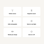 Sense Glow™ Motion Sensor Night Light — Set of 2