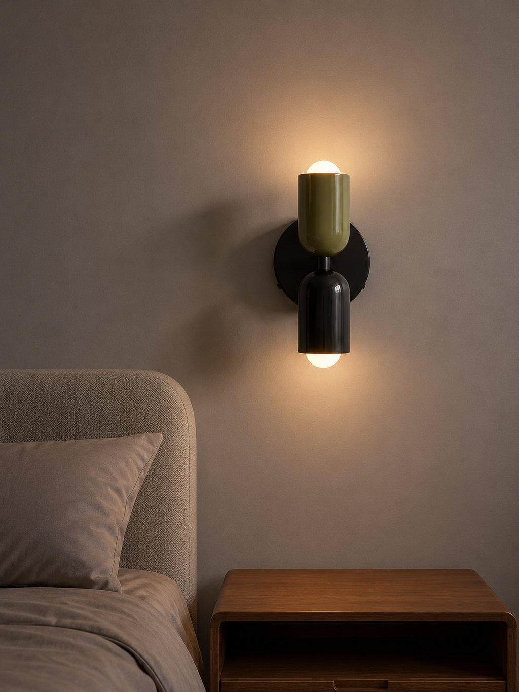 PodGlow — Double Capsule LED Wall Sconce