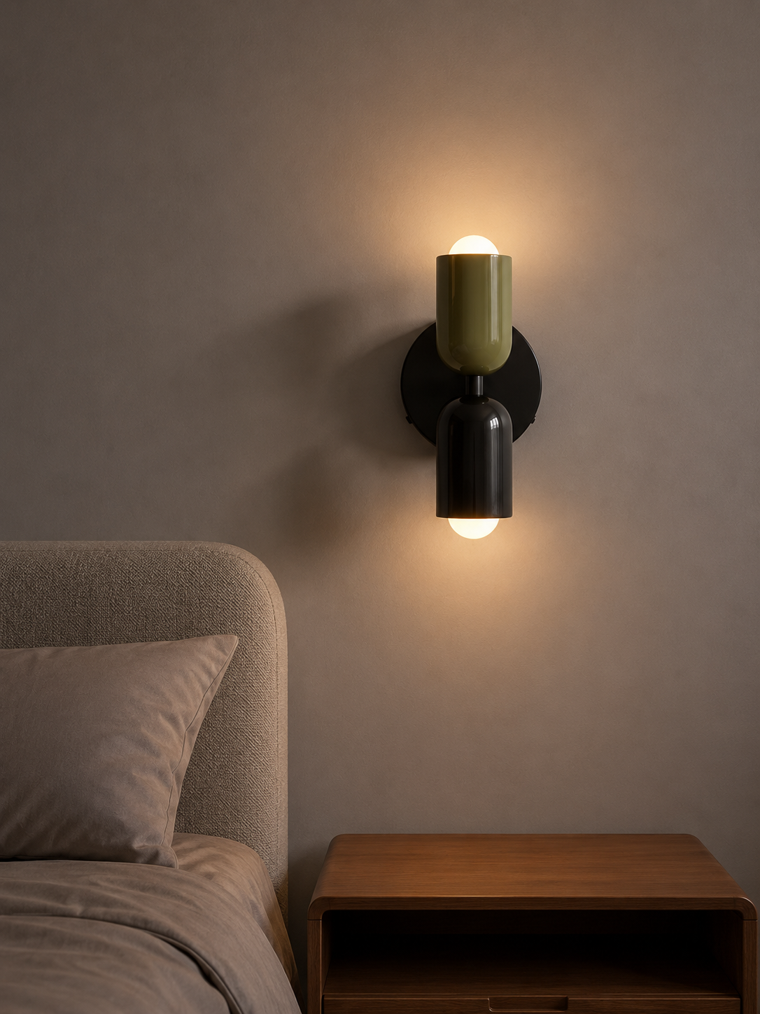 PodGlow — Double Capsule LED Wall Sconce