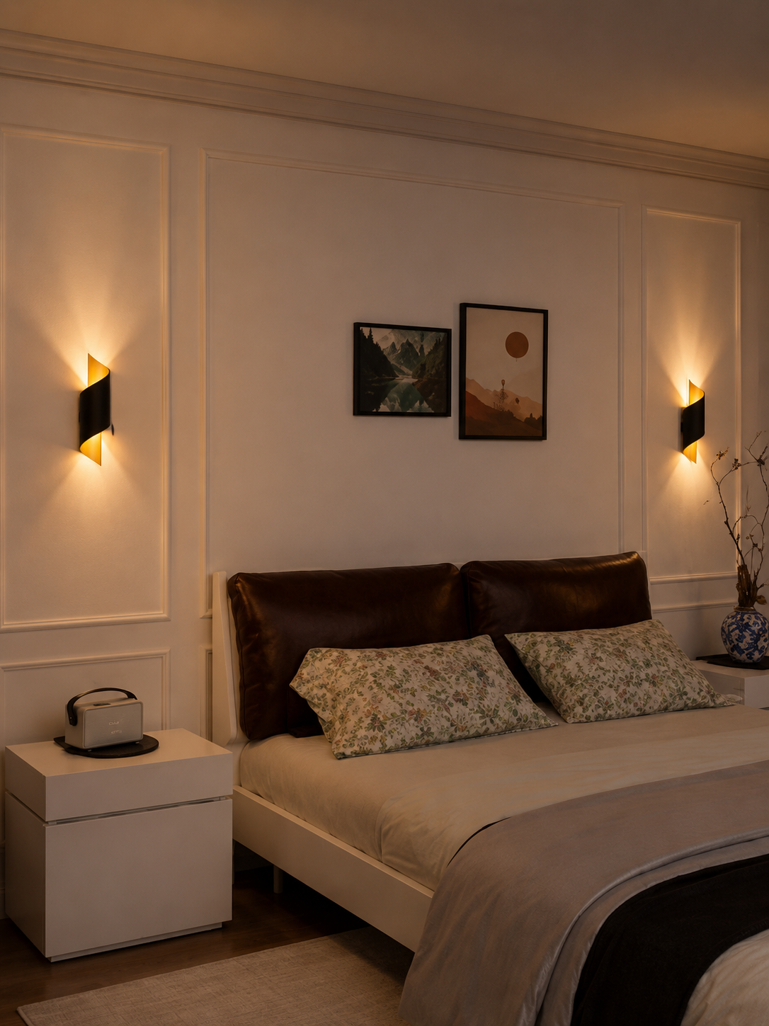 TwistGlow — Spiral Outdoor LED Wall Sconce