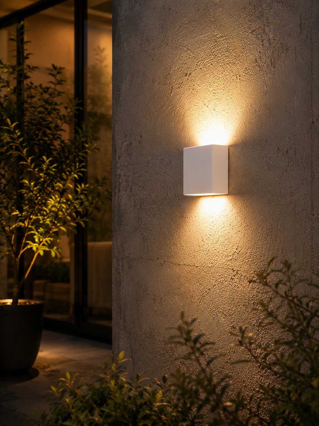 PillowGlow — Rounded Outdoor LED Wall Sconce