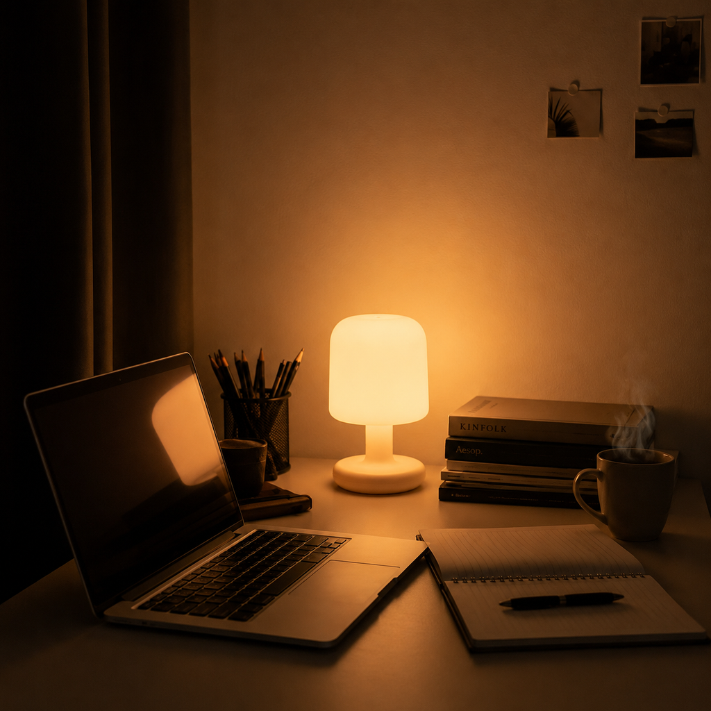 SunsetGlow — Rechargeable Touch Bedside Lamp