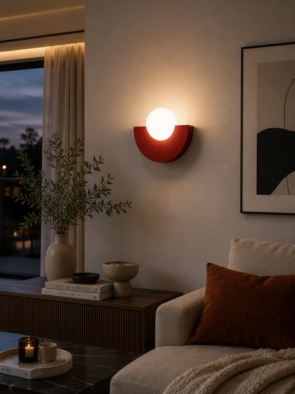 CradleGlow — Moon Globe LED Wall Sconce