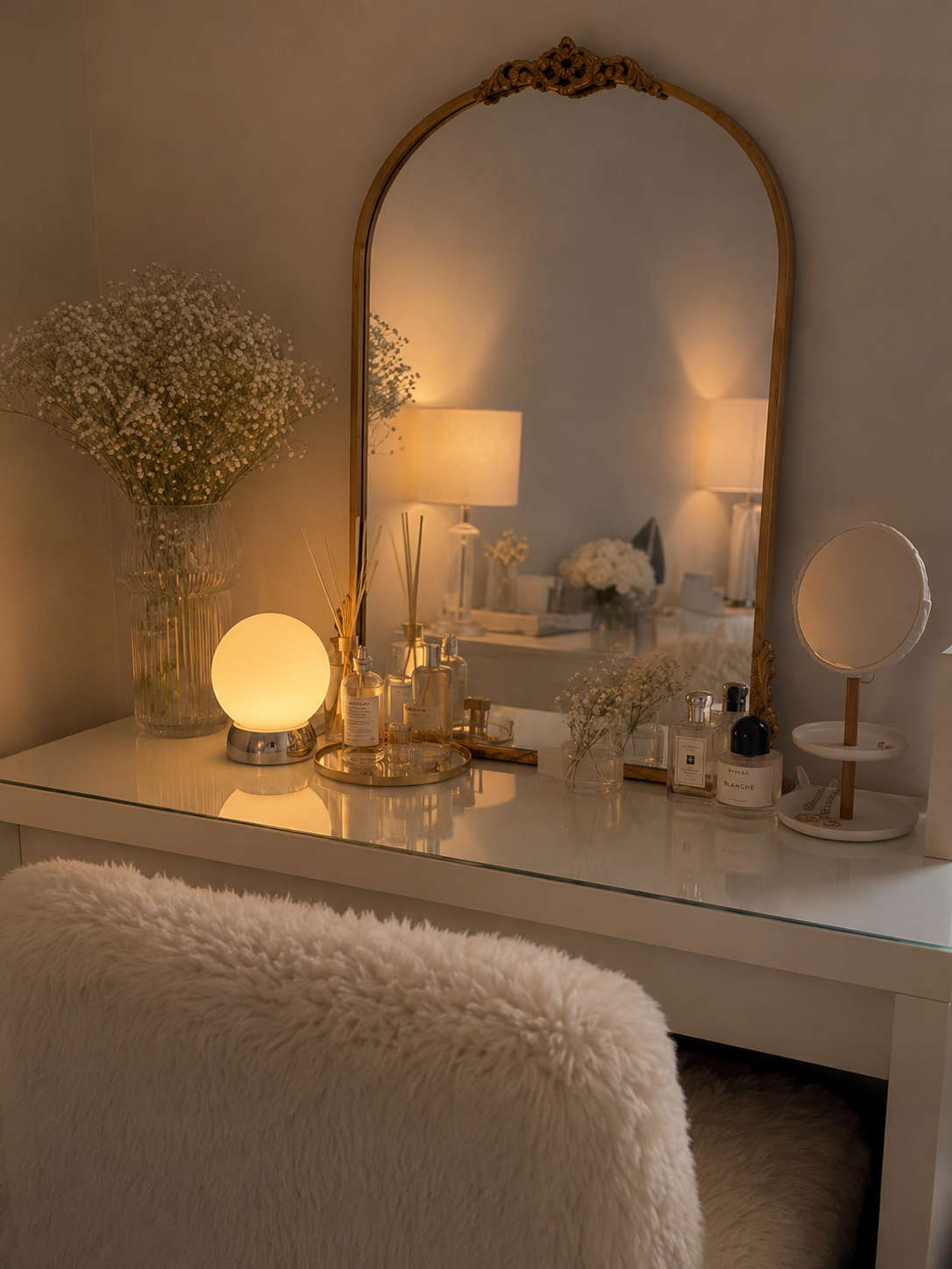 OrbGlow — Vintage Glass Globe Table Lamp