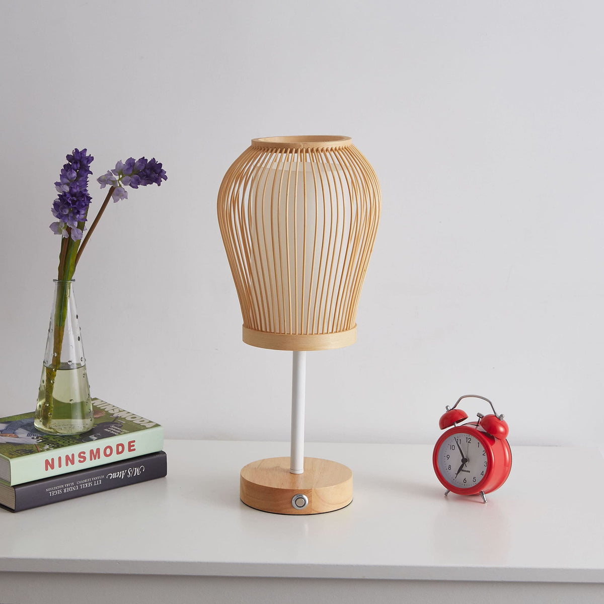 Rechargeable Bamboo Zen Table Lamp