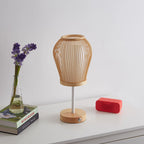 Rechargeable Bamboo Zen Table Lamp