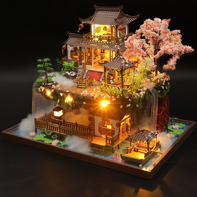 Chinese Garden Dollhouse Kit