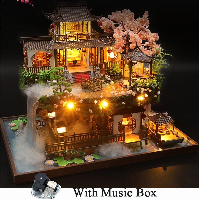 Chinese Garden Dollhouse Kit
