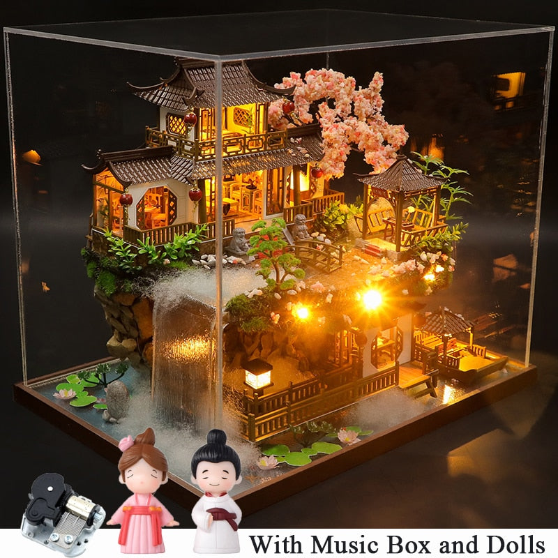 Chinese Garden Dollhouse Kit