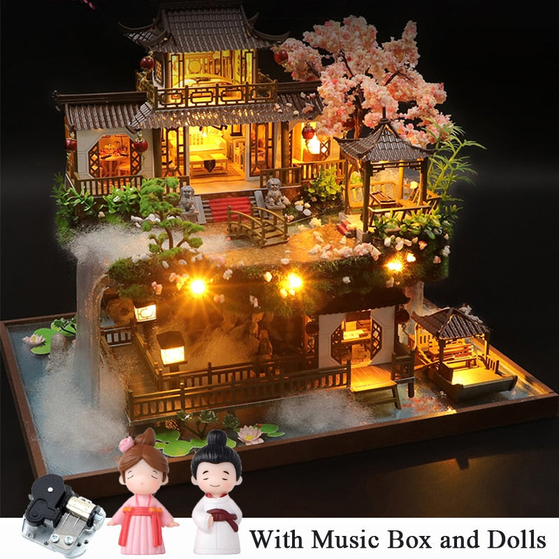 Chinese Garden Dollhouse Kit