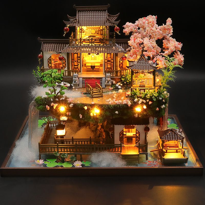 Chinese Garden Dollhouse Kit