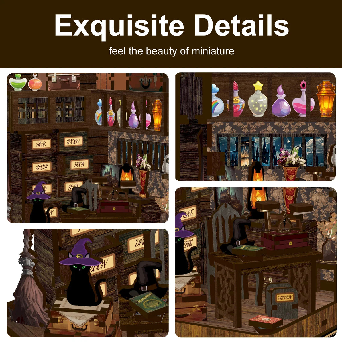 Book Lane DIY Miniature House Kit