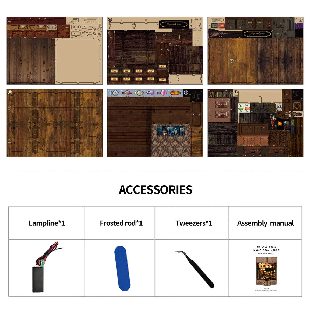 Book Lane DIY Miniature House Kit