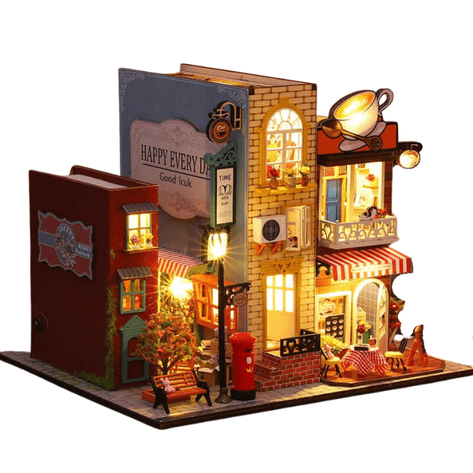 Only Book Nook DIY Miniature House Kit