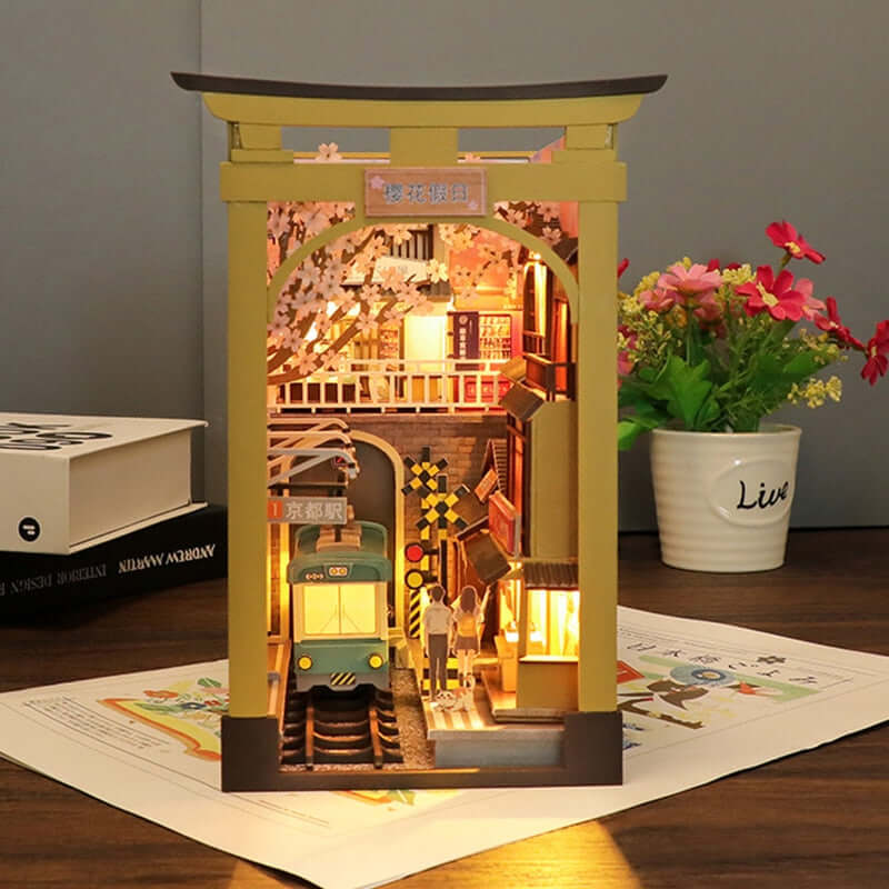 Cherry Blossom Station Book Nook