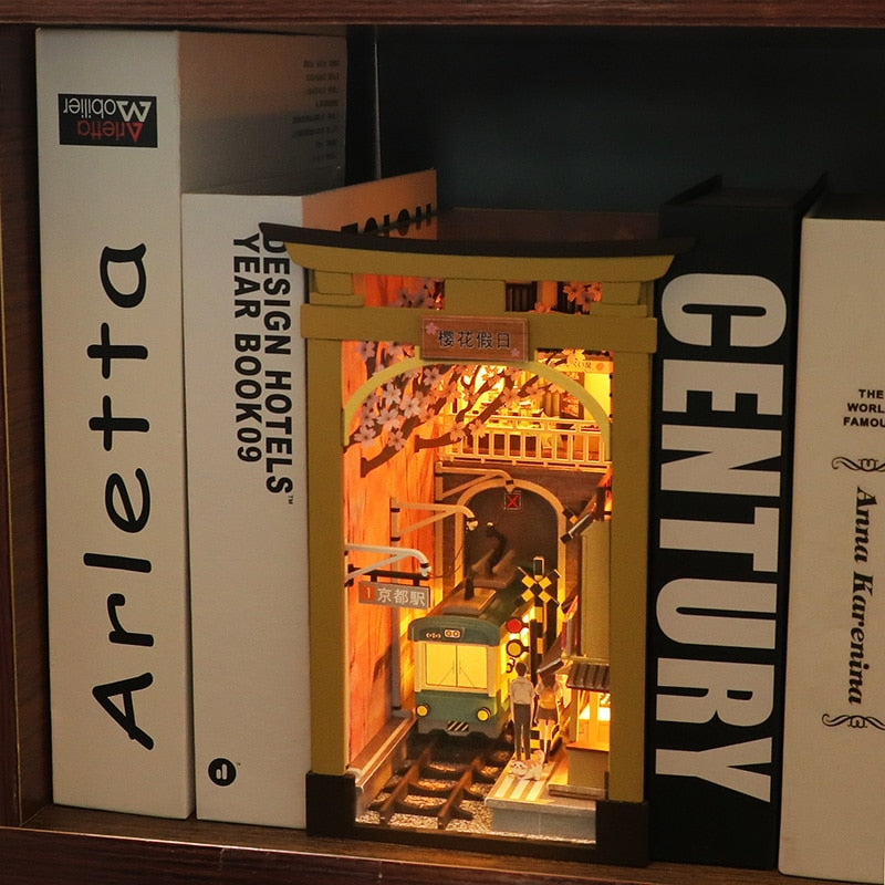 Cherry Blossom Station Book Nook
