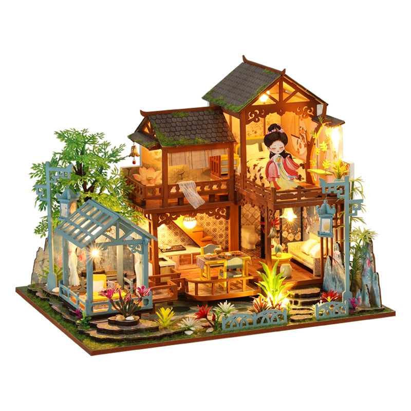 music cover DIY Miniature House Kit