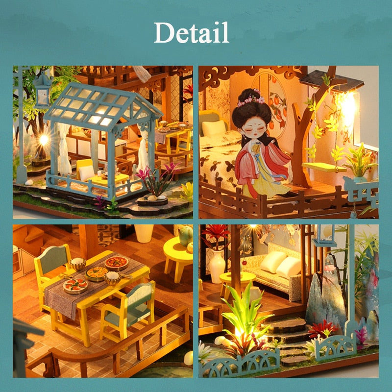music cover DIY Miniature House Kit