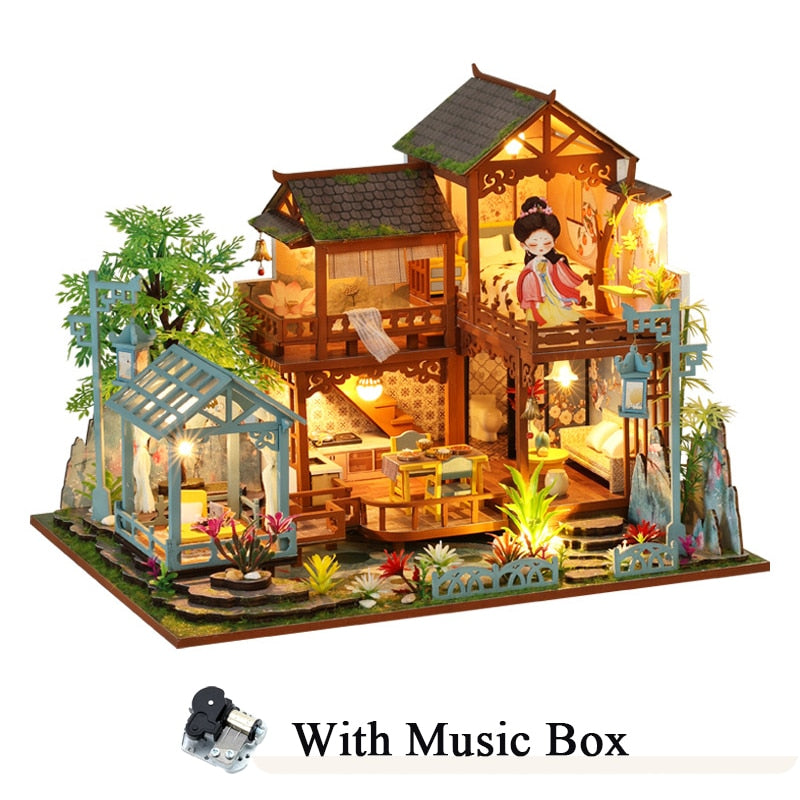 Music Cover DIY Miniature House Kit