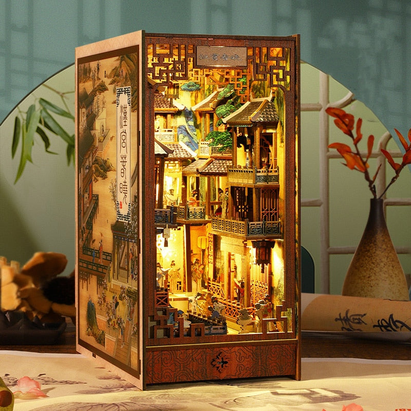 Chinese Ancient Town DIY Book Nook Kit