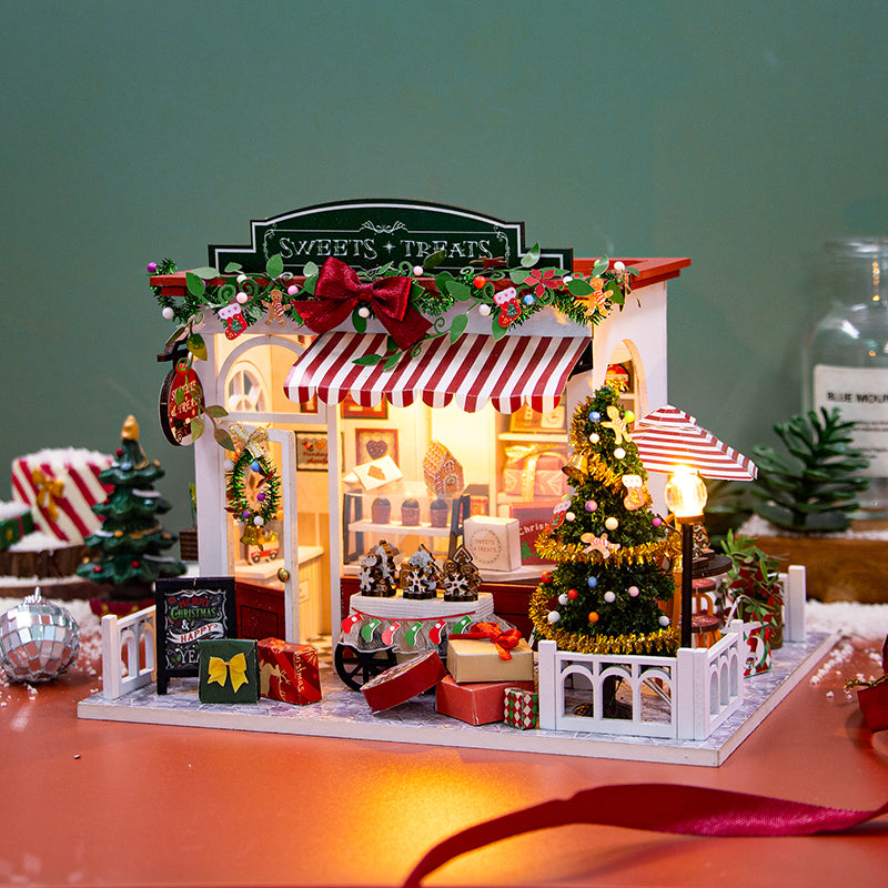 Christmas Sweets Shop Miniature Kit