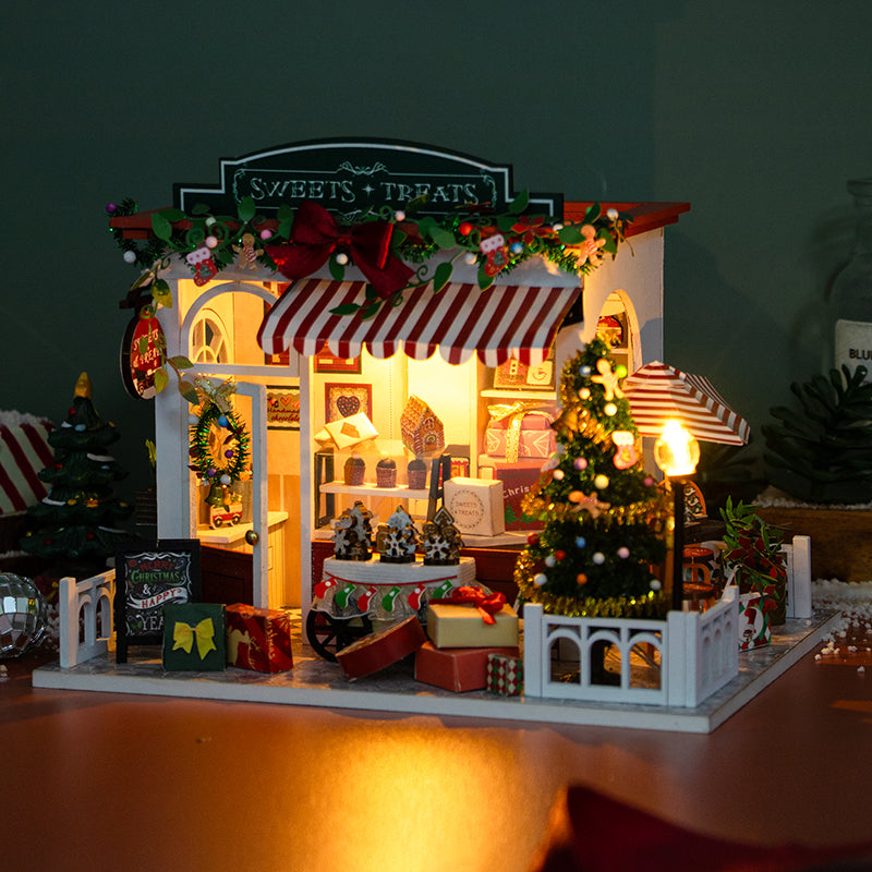Christmas Sweets Shop Miniature Kit