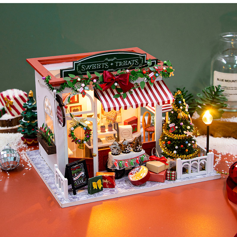 Christmas Sweets Shop Miniature Kit