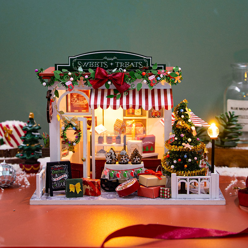 Christmas Sweets Shop Miniature Kit