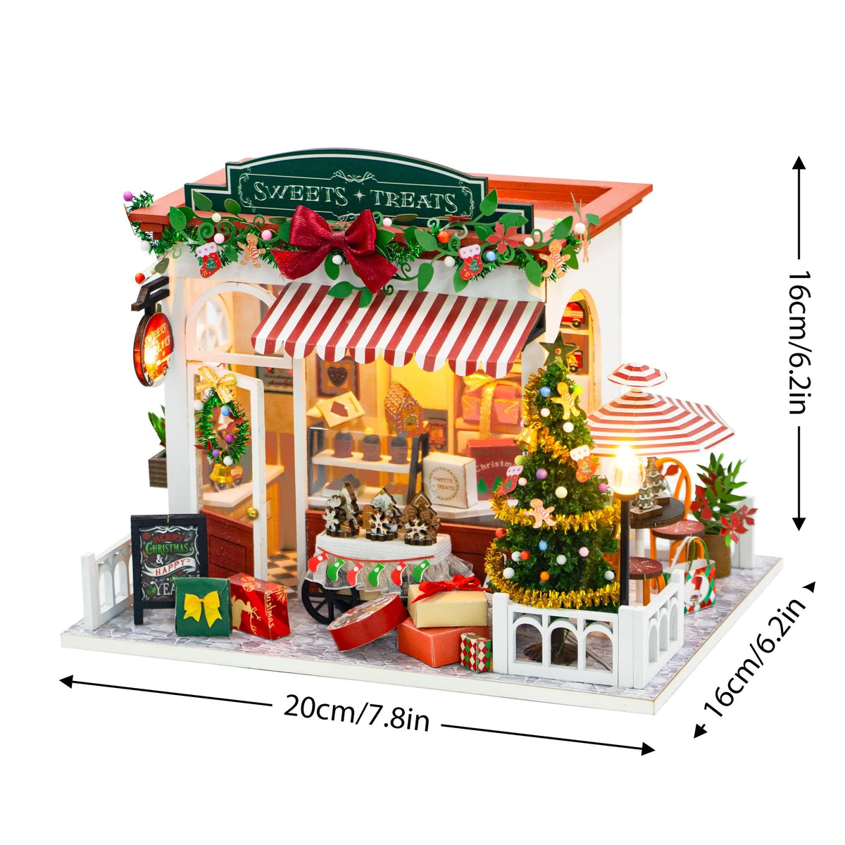 Christmas Sweets Shop Miniature Kit