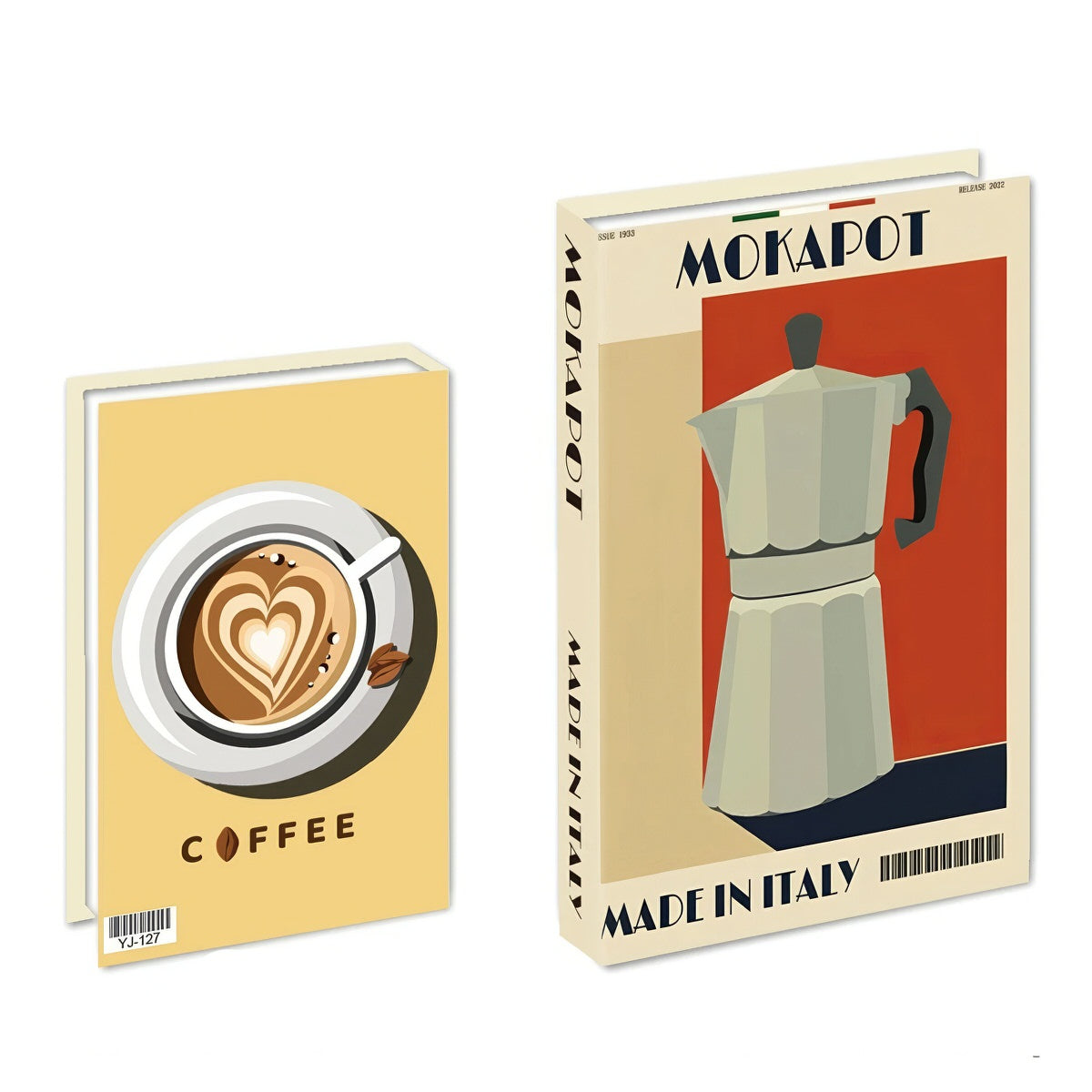 Coffee Time Book-Shaped Box
