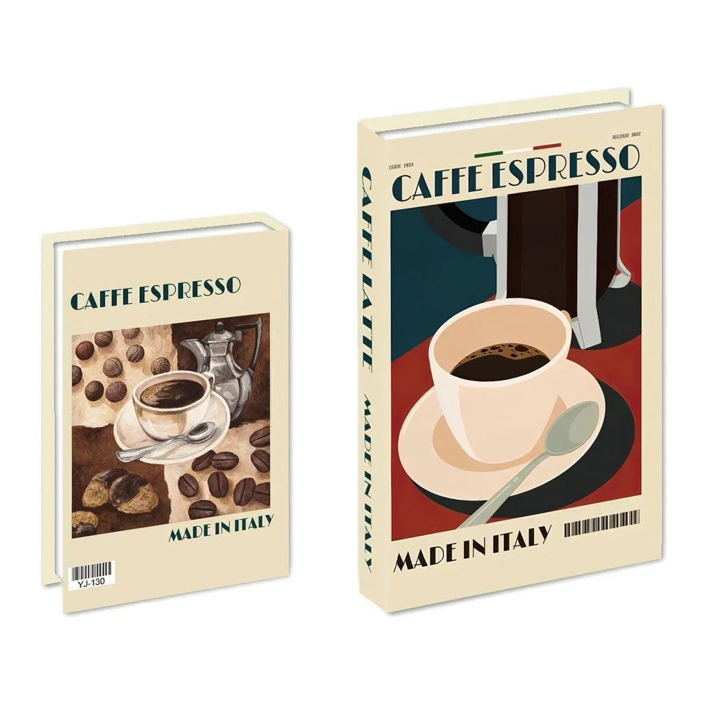 Coffee Time Book-Shaped Box