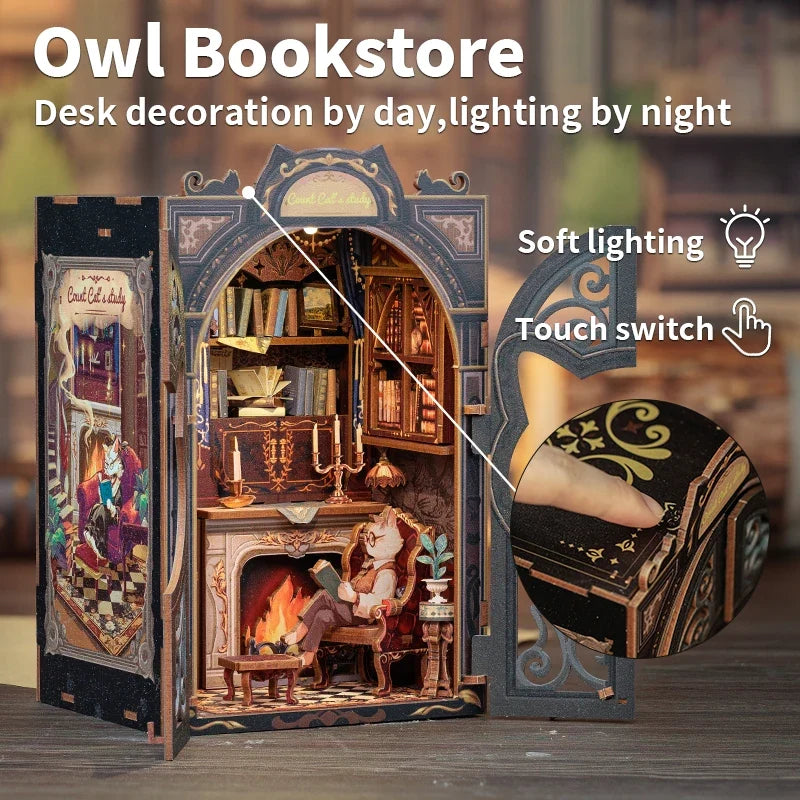 Count Cat's Study Book Nook Kit