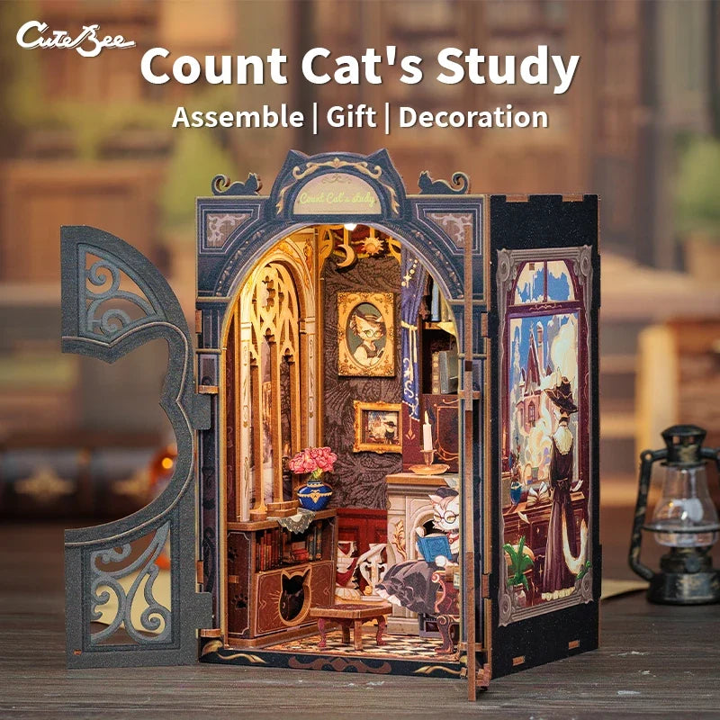 Count Cat's Study Book Nook Kit