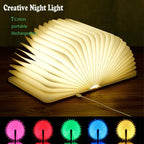 Creative 3D Folding Book Night Light