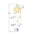 Stars & Moon Crystal Suncatcher