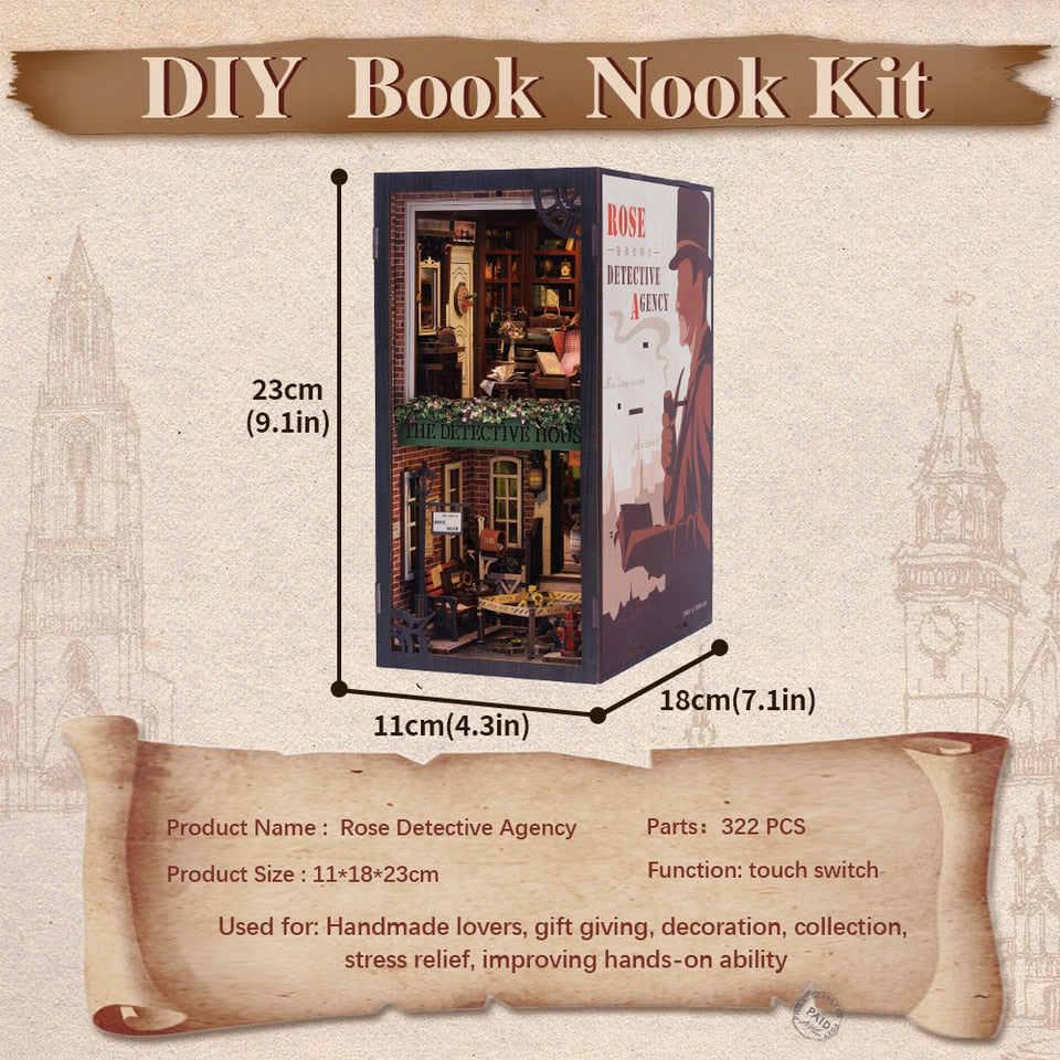 Rose Detective Book Nook Kit