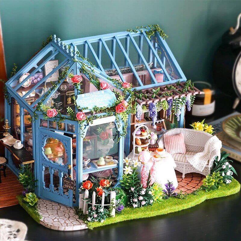 Rose Garden Tea House Dollhouse