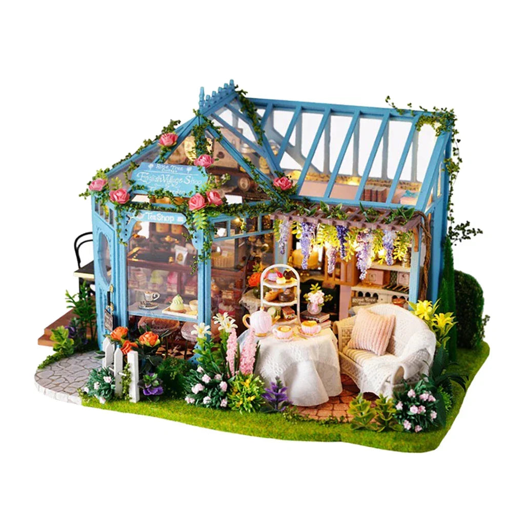 Rose Garden Tea House Dollhouse