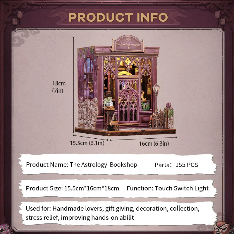 Astrology Bookshop Book Nook Kit