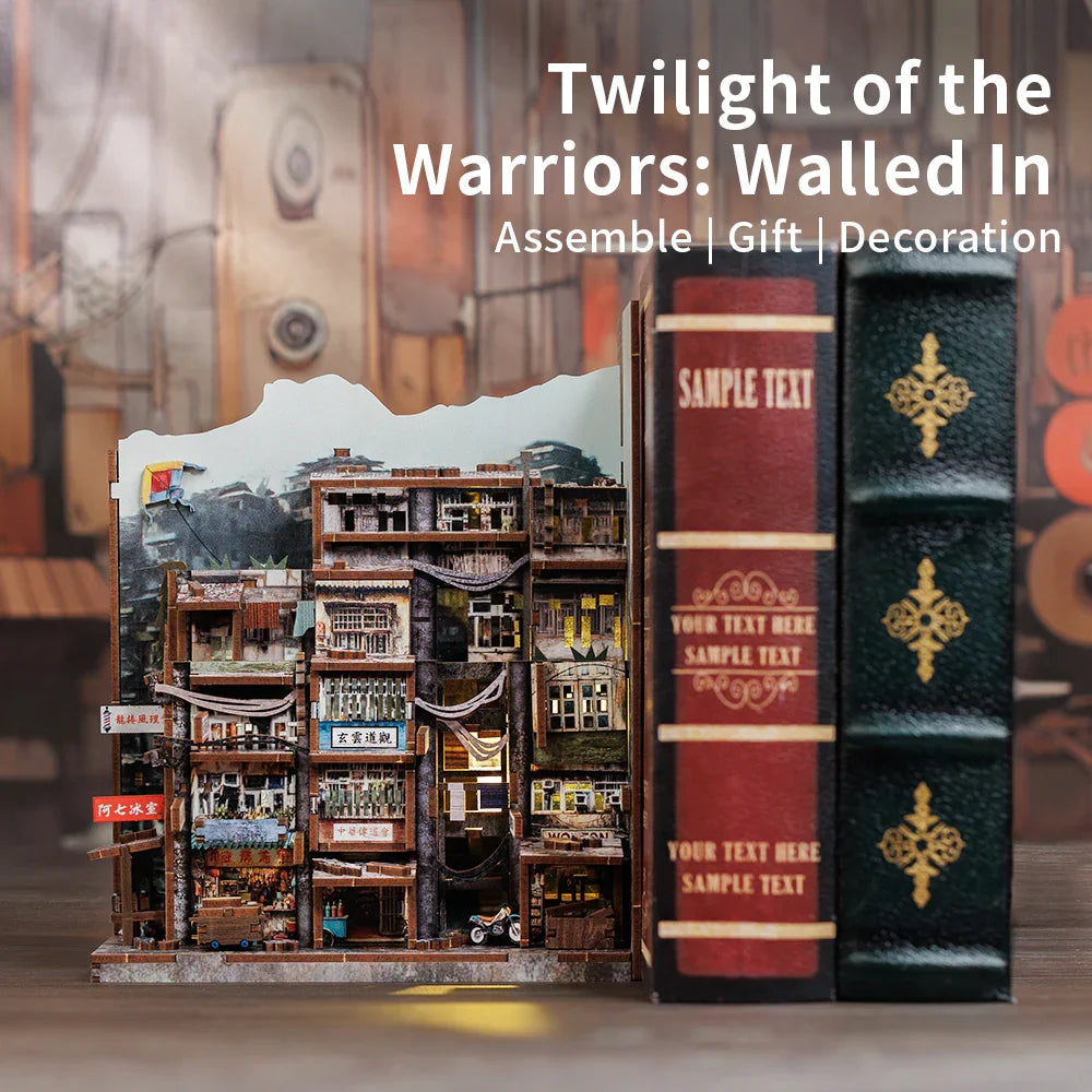 Kowloon Walled City Book Nook Kit – Twilight of the Warriors: Walled In