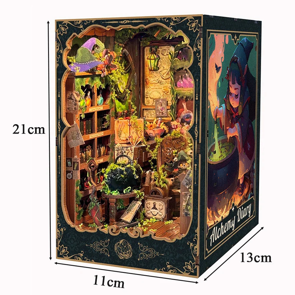 DIY Alchemy Book Nook Kit With LED Light