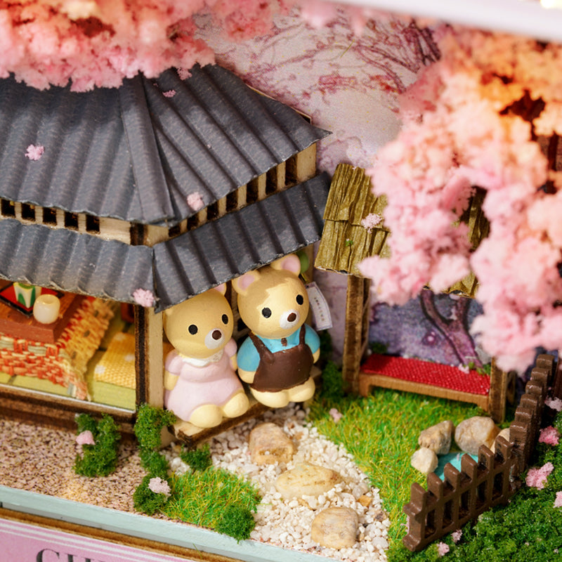 DIY Miniature Cherry Bloomsons Box Theater