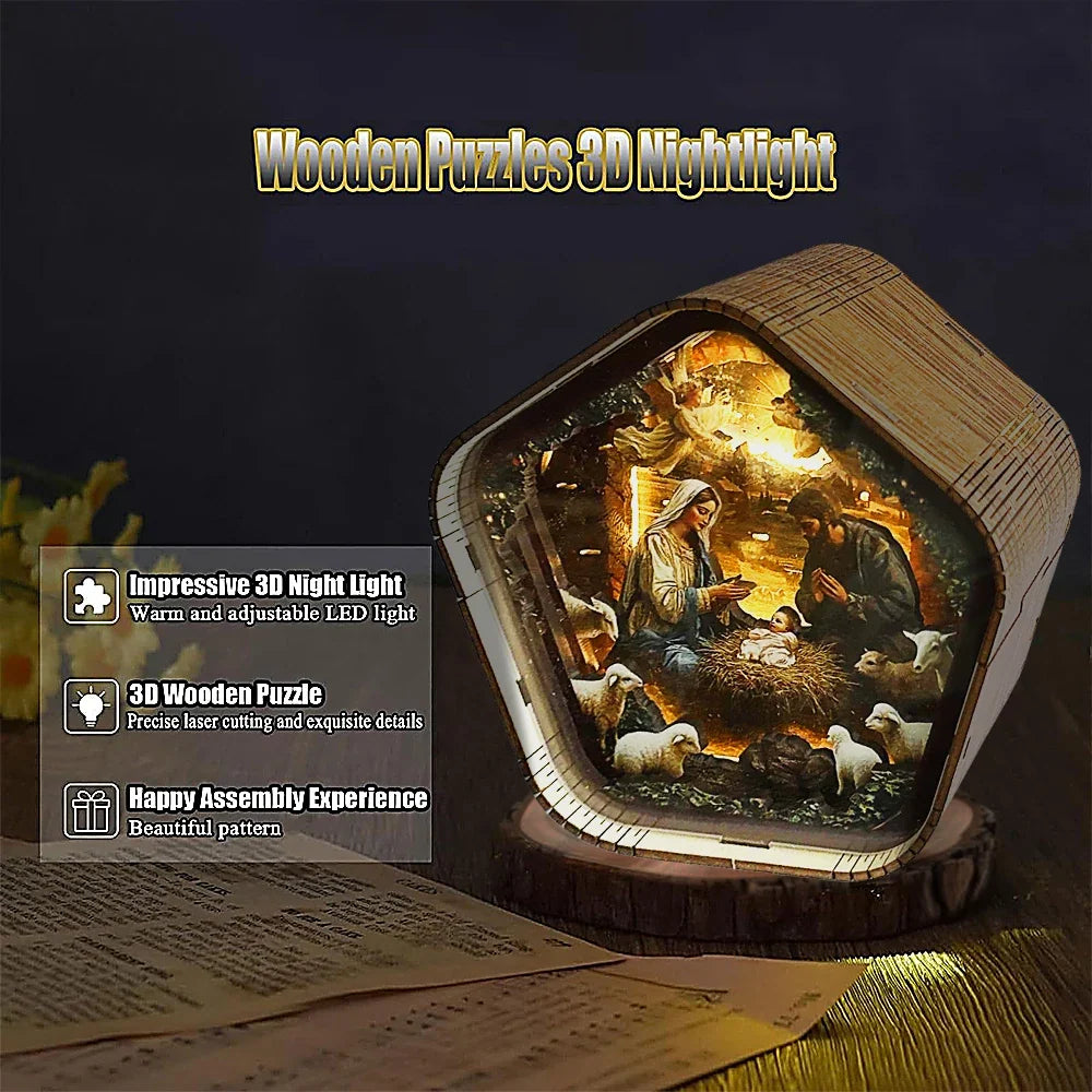 Nativity Scene DIY Night Light Kit