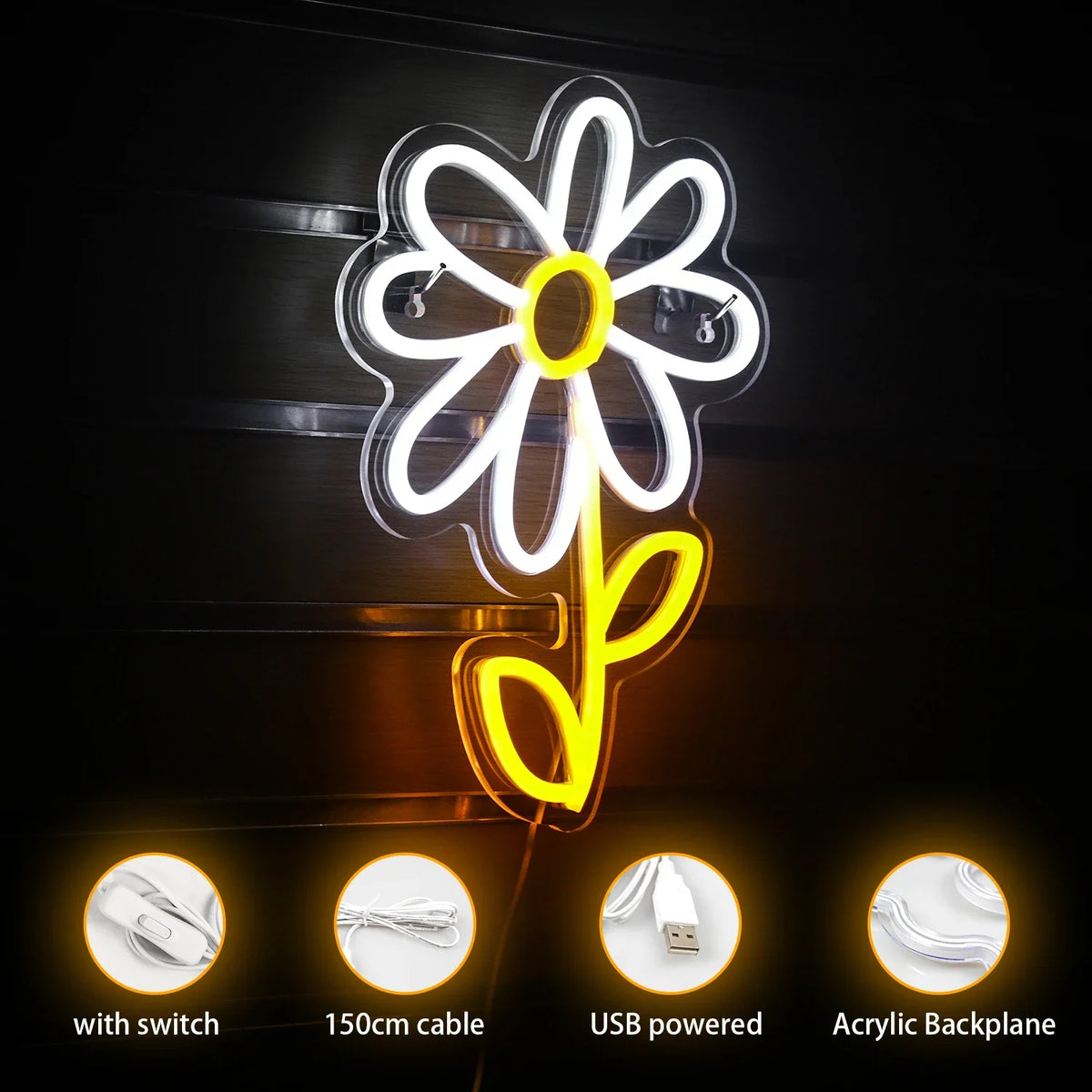 Daisy Neon Light