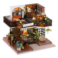 Forest Tea Shop DIY Miniature House Kit