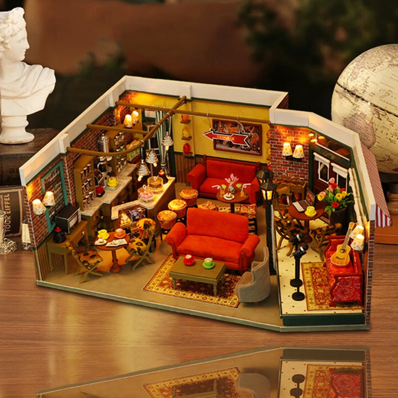 Central Perk Cafe DIY Miniature House Kit